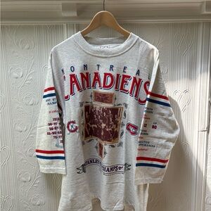 Montreal Canadiens Long Sleeve Tee - Gray